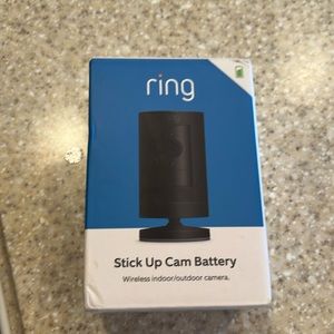 2 ring stick up wireless indoor/outdoor camera NEW in box, never opened